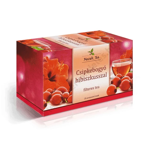 Mecsek Csipkebogyó-Hibiszkusz tea 20x2g