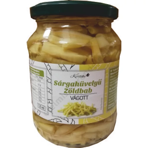 Kertike sárgahüvelyü zöldbab (360/680g) 720ml