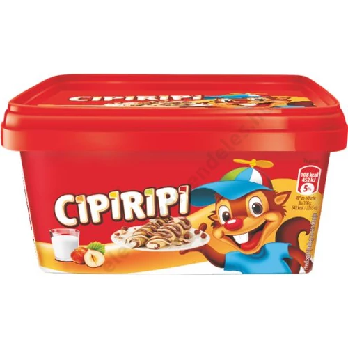 Cipiripi 400g Classic mogyorós kakaókrém tejkrémmel