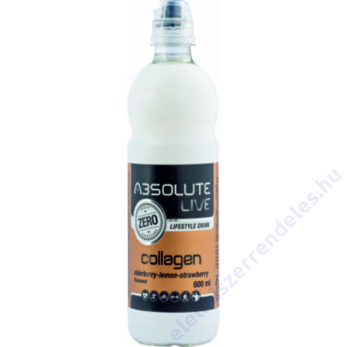 Absolute-live Lifestyle ital Collagen Bodza-Citrom-Eper 0,6l