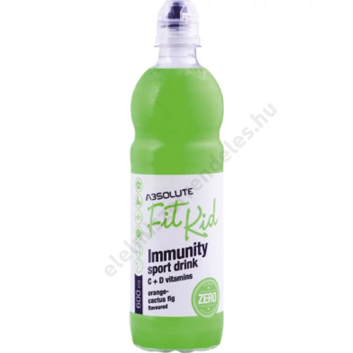 Absolute Fit Kid Immunity C+D vitamin 0,6l Narancs-kaktuszfüge