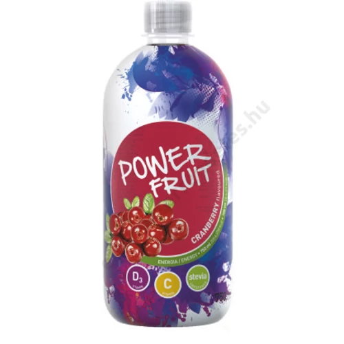 Power Fruit ital 0,75l Vörös áfonya C+D3 Vitamins