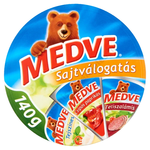 Medve sajt 140g Mix