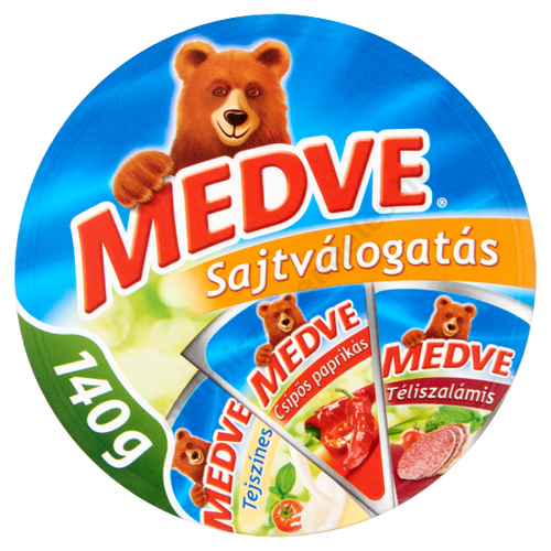 Medve sajt 140g Mix