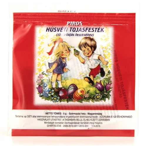 Húsvéti tojásfesték piros 5g