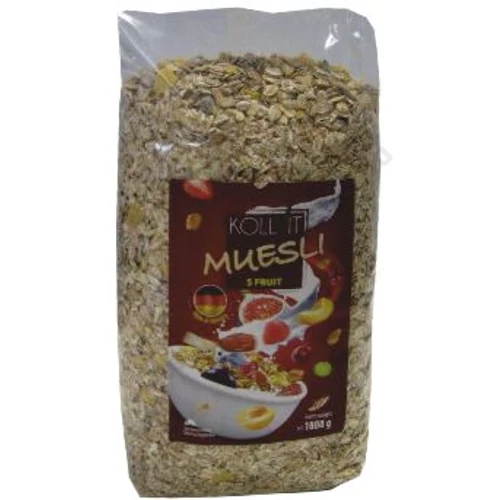 Kollvit müzli ötgyümölcsös 1kg