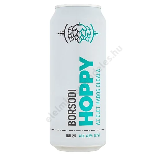 Borsodi Hoppy 0,5l dobozos sör(4,5%)