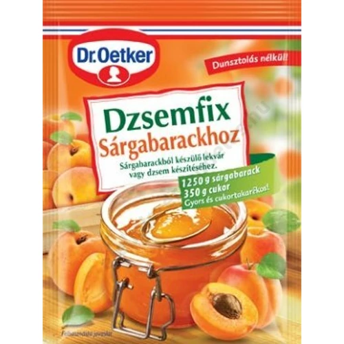 Dr.Oetker Dzsemfix sárgabarackhoz 20g