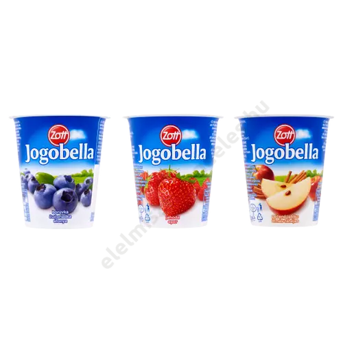 Jogobella joghurt 150g Standard áfonya,eper,alma-fahéj
