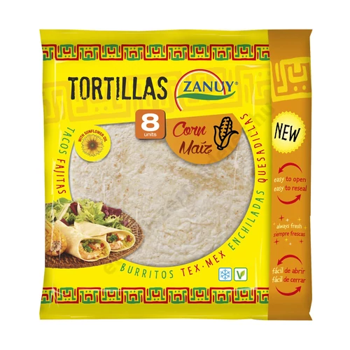 Zanuy 320g Kukorica Tortilla 20cm