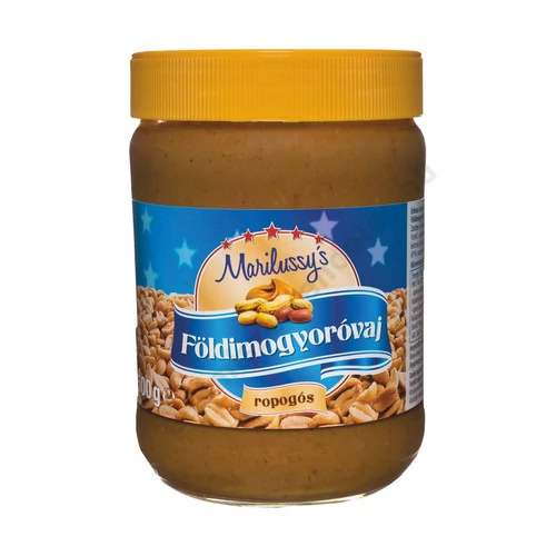 Marilussys földimogyoróvaj 500g mogyoró darabokkal