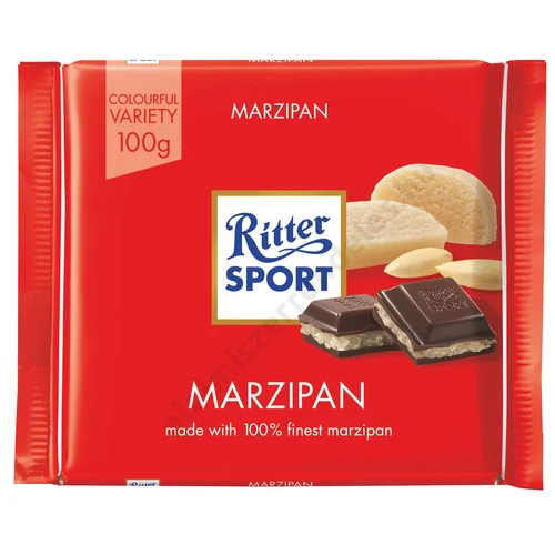 Ritter Sport 100g Marcipánnal töltött étcsoki