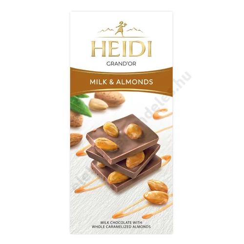 Heidi GrandOr 100g tejcsokoládé egész mandulával