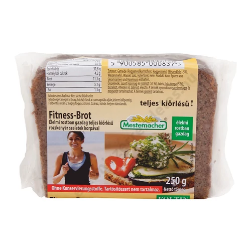 Benus kenyér 250g fitness korpás szeletelt