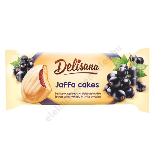 Delisana fehércsokis piskótakorong 135g feketeribizli