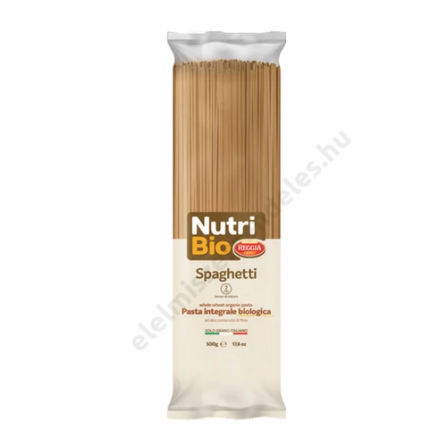 Reggia Nutri Bio tészta 500g Spaghetti teljeskiörlésü durum