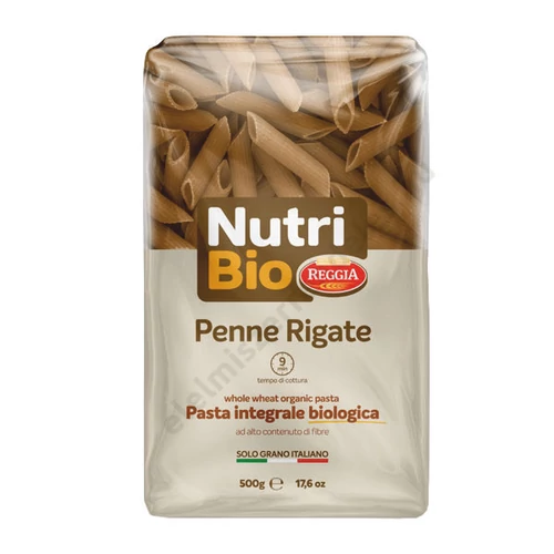 Reggia Nutri Bio tészta 500g penne teljes kiörlésü durum