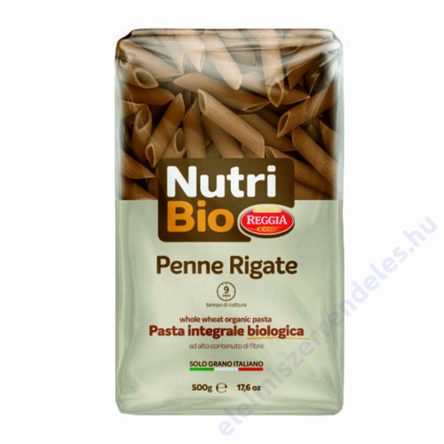 Reggia Nutri Bio tészta 500g penne teljes kiörlésü durum