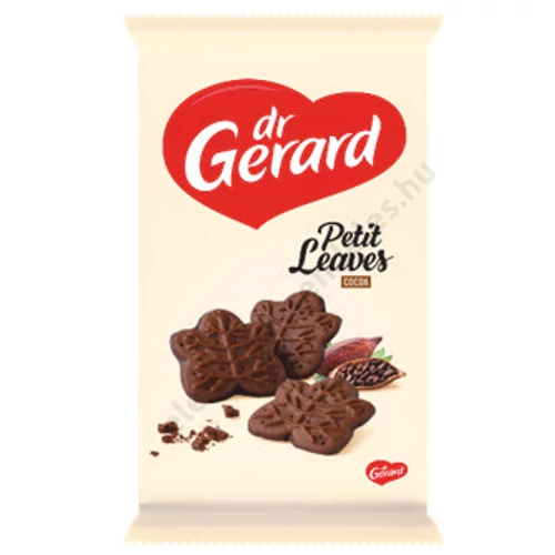 Dr.Gerard 165g levél alakú, talpán mártot keksz