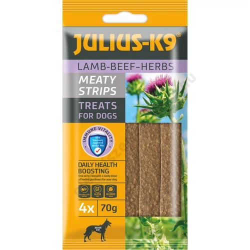 JULIUS K-9 Meaty Strips 70g gyógynövényekkel