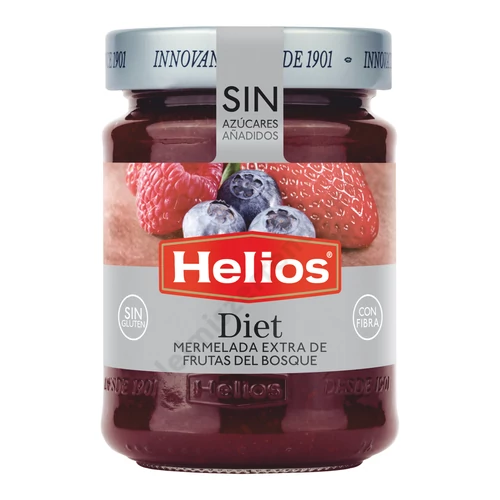 Helios Erdei gyümölcs extradzsem édesítőszerrel 280g