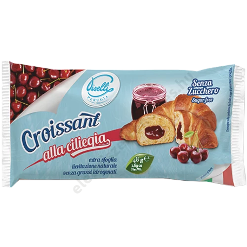 Piselli Croissant 45g Cseresznye ízű t. cukormentes