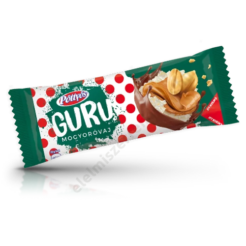 Pöttyös Guru mogyoróvajas 38g