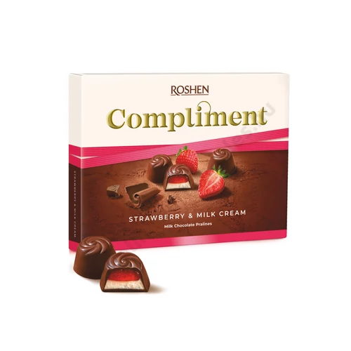 Roshen 123g Compliment eper-tejkrémes praliné