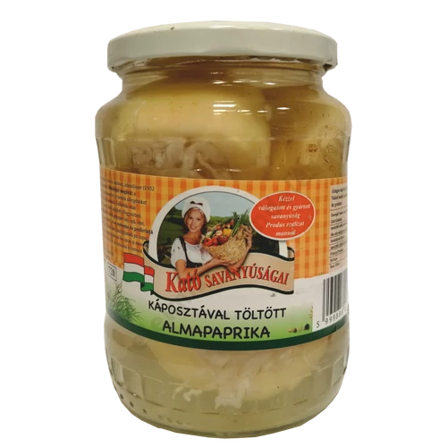 Téglási "Kató" káposztával töltött almapaprika 720ml