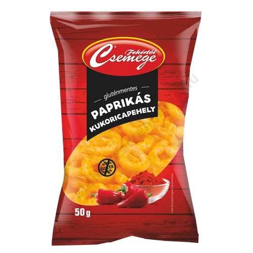 Fehértói gluténmentes kukoricapehely 50g paprikás