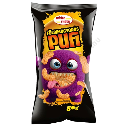 White Snack 50g földimogyorós kukoricasnack
