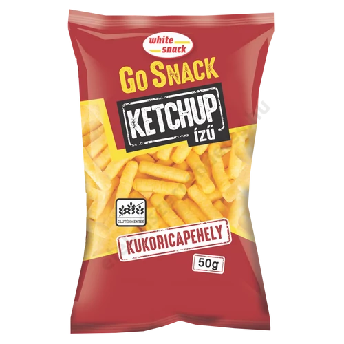 White Snack GO 50g ketchup ízű kukoricapehely