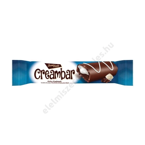 Bonafesta Creambar tej ízű krémmel töltött kakaós piskóta 50g
