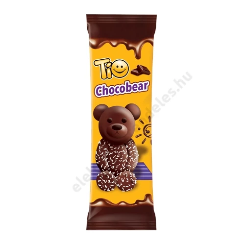 Tio Cocobear kakaós piskóta kakaó ízű krémmel, étbevonóval 50g