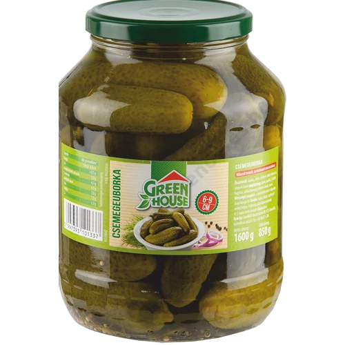 GreenHouse csemegeuborka 6-9cm 1700ml (1600g/850g)