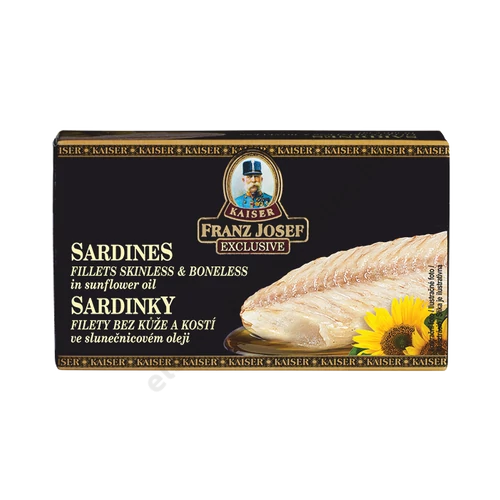 FJK Szardíniafilé napraforgó olajban 90g