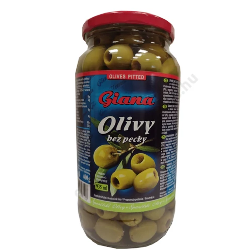 Giana zöld olívabogyó magozott 880/400g