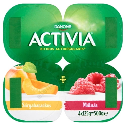 ROSSZ! Activia 4x125g málna-sárgabarack