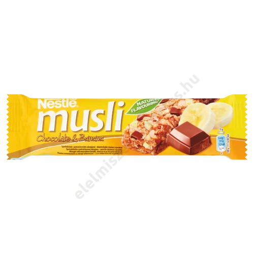 Nestlé müzli szelet tejcsokoládé-banán 35g