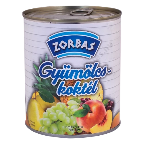 Zorbas gyümölcskoktél 820g