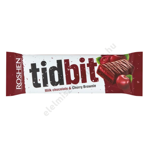 Roshen 50g TIDBIT meggy-brownie szelet