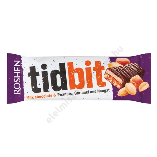 Roshen 50g TIDBIT mogyorós -karamellás szelet