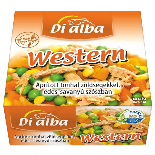 Di alba WESTERN édes-savanyú tonhalsaláta 160g