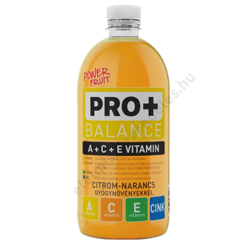 Power Fruit Pro+ Balance 0,75l A+C+E vit.+ citrom-narancs gyógynövényekkel