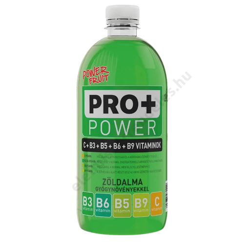 Power Fruit Pro+ Power 0,75l C+B vitamin - Zöldalma gyógynövényekkel