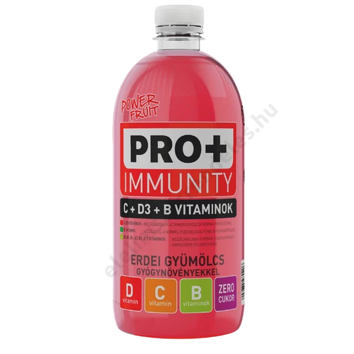 Power Fruit Pro+ Immunity 0,75l D+C+B vitamin+ erdei gyümölcs