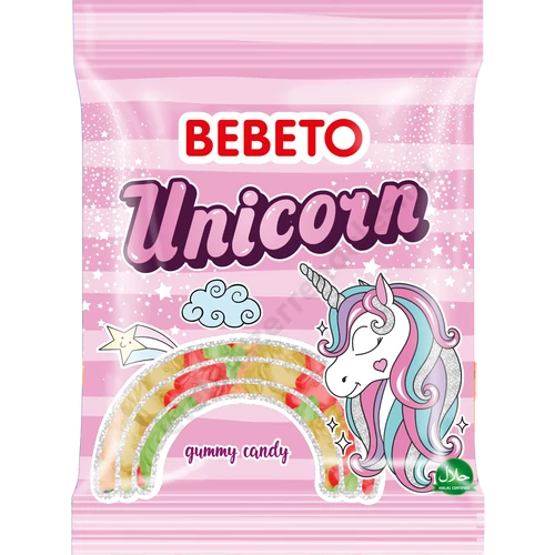 Bebeto gumicukor 80g Unicorn