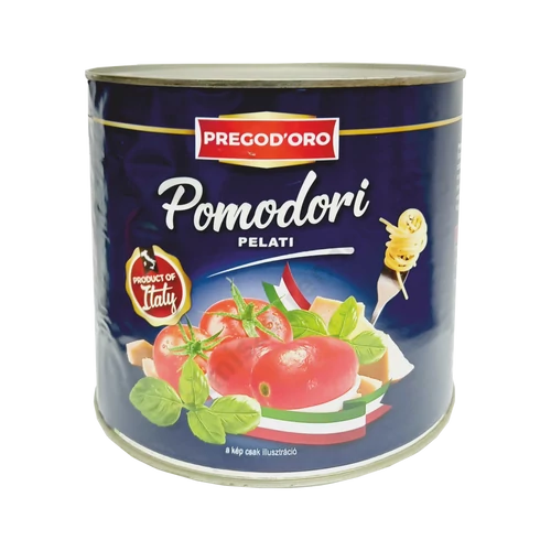 Pregodoro egész paradicsom 2500g