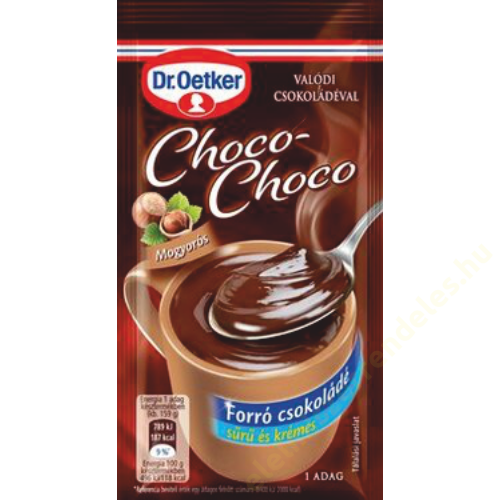 Dr.Oetker Choco-Choco forró csokoládé 34g mogyorós