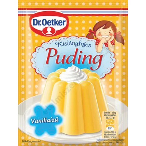 Dr.Oetker Kislányfejes puding 40g vanília